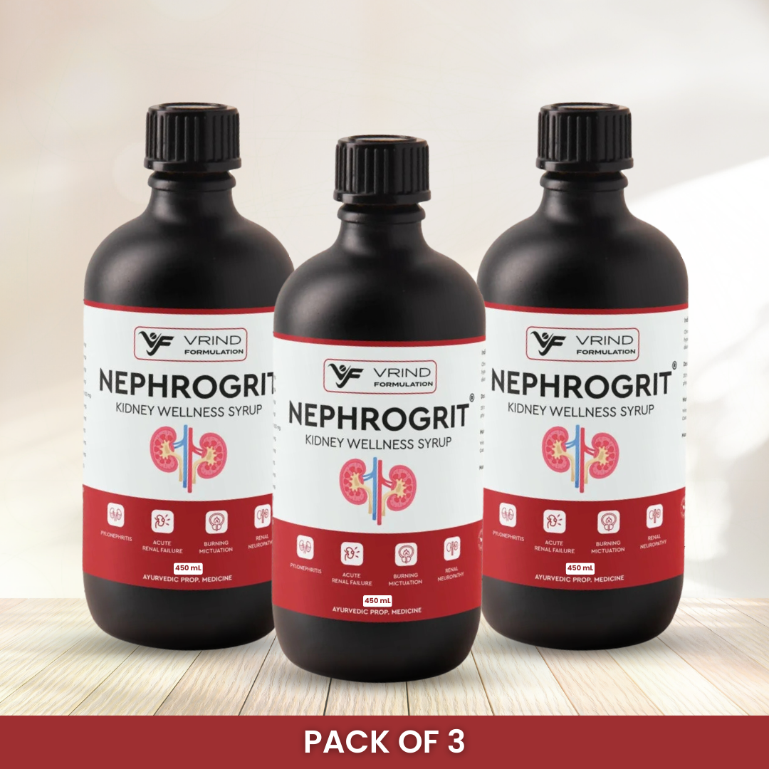 Nephrogrit - Kidney Wellness Syrup (Pack of 3) - Nephrogrit - Kidney Wellness