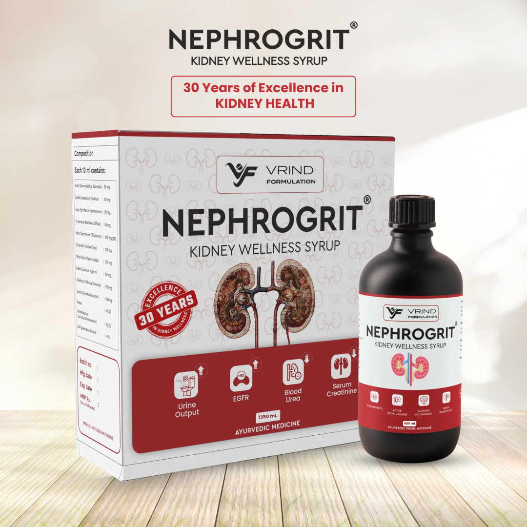 Nephrogrit - Kidney Wellness Syrup (Pack of 3) - Nephrogrit - Kidney Wellness
